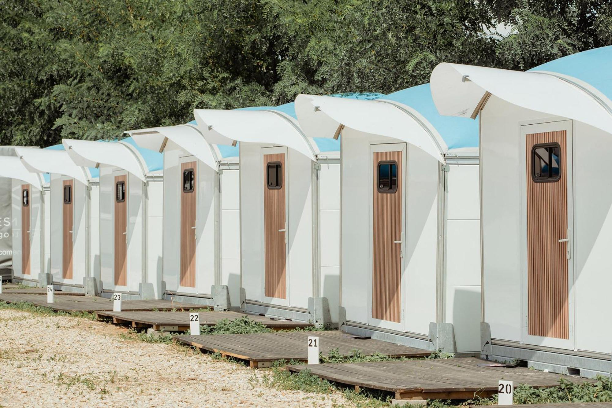 Oktoberfest Wiesn Camp Lodge Münih Dış mekan fotoğraf